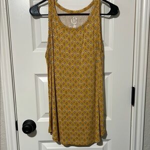 Women’s Maurices Mustard Yellow Sleeveless Top